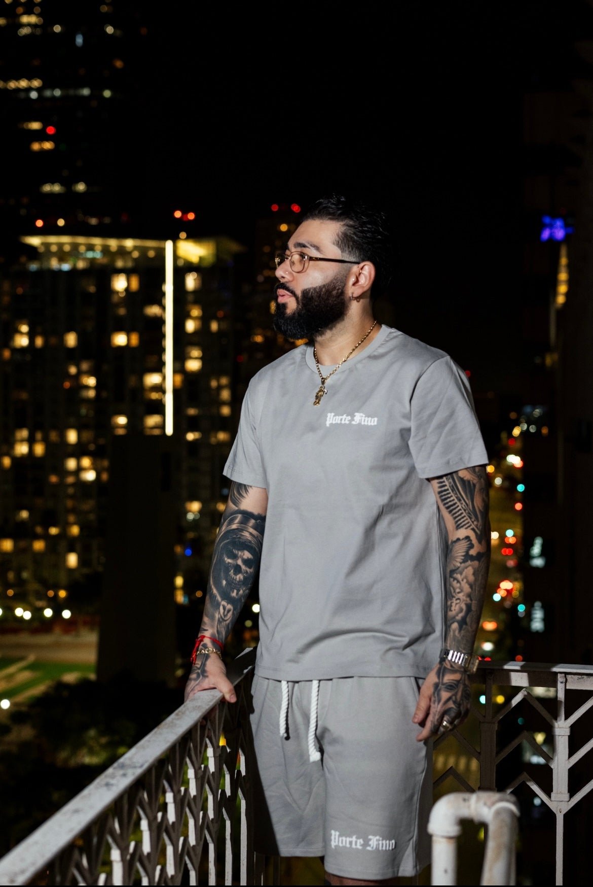 Grey Royal PF Tee