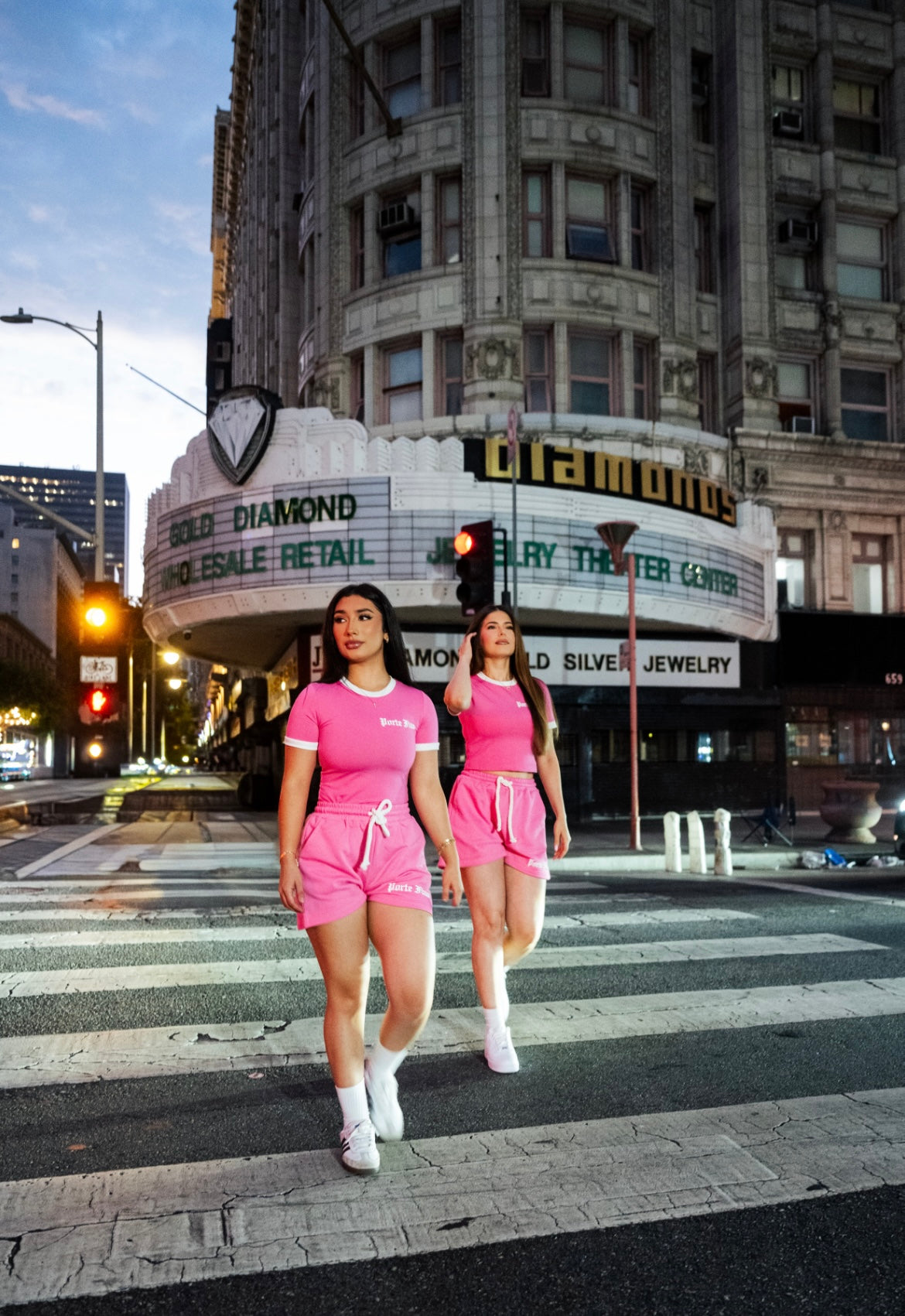 Pink PF Royal shorts