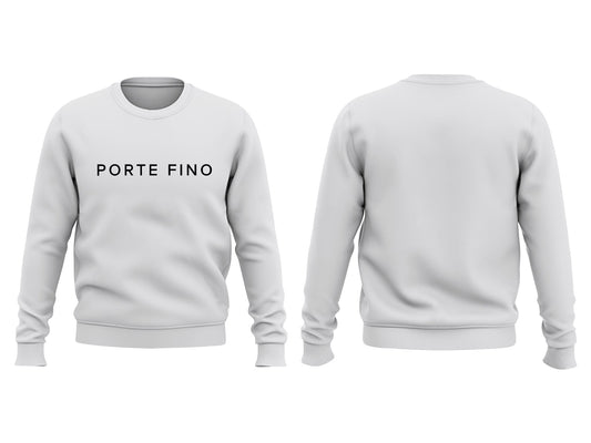 Portefino White Sweatshirt