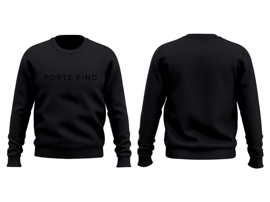 Portefino Black Sweatshirt