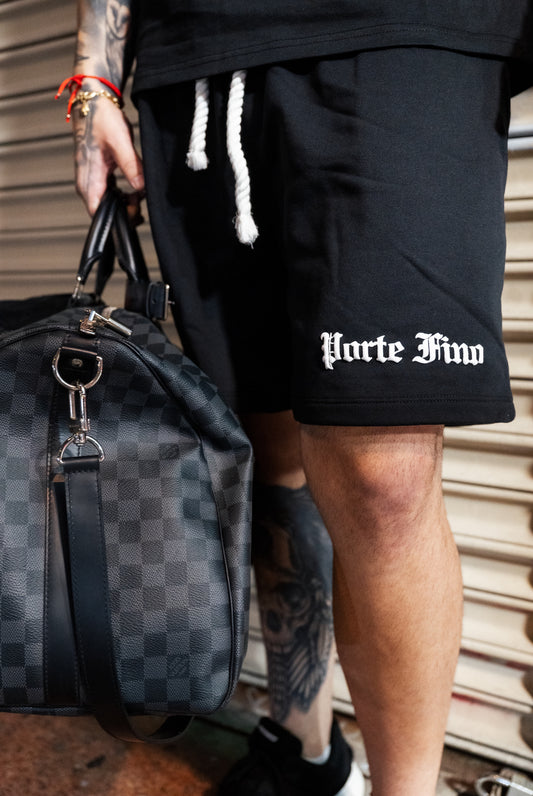 Black PF Royal shorts